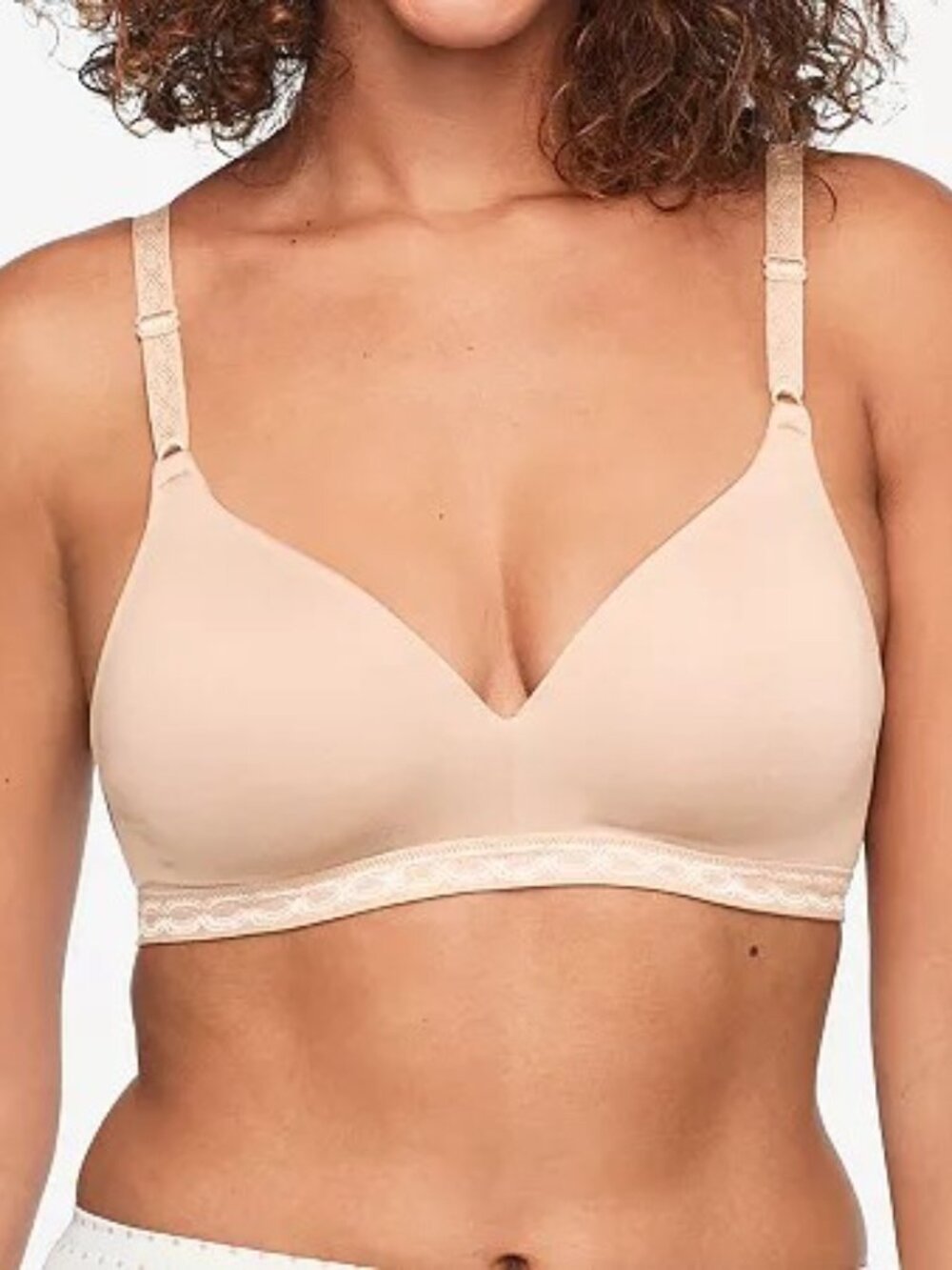 Warner’s Cloud 9 Super Soft Wireless Lightly Lined Comfort Bra Sandshell 38C NWT